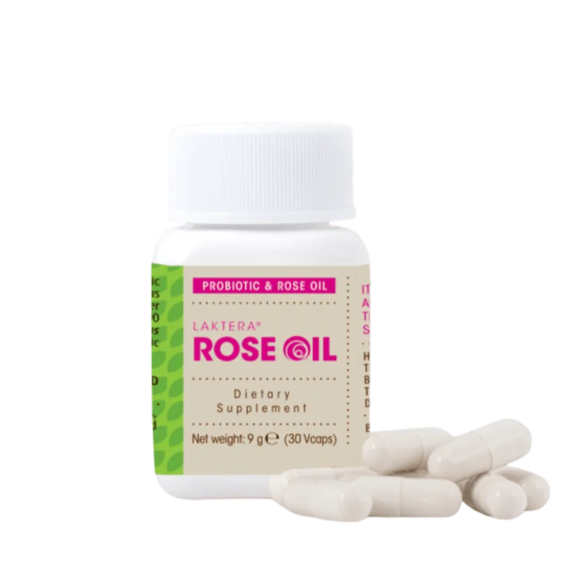 Laktera ROSE OIL - Zmírňuje alergie, sennou rýmu, astma.